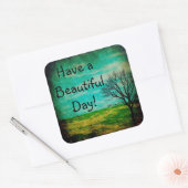 Haben Sie einen schönen Whimsical Day Sticker (Umschlag)