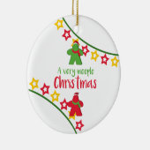 Haben Sie einen sehr einfachen Weihnachtsmann-Game Keramik Ornament (Rechts)