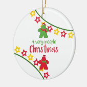 Haben Sie einen sehr einfachen Weihnachtsmann-Game Keramik Ornament (Links)