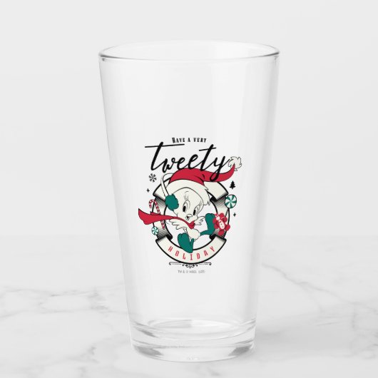 Haben Sie einen sehr TWEETY™ Urlaub Glas (Vorderseite)