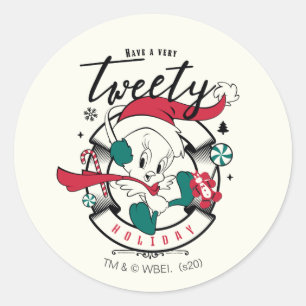 Haben Sie einen sehr TWEETY™ Urlaub Runder Aufkleber