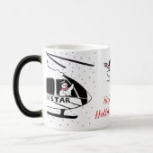 Haben Sie einen sicheren Feiertag Verwandlungstasse (Links)