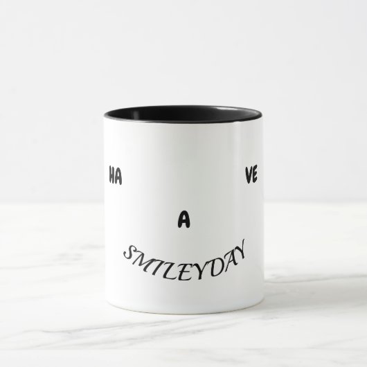 'Haben Sie einen smileyday' Tasse (Zentrum)
