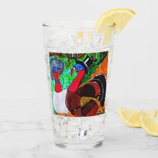 HABEN SIE EINEN SPASS-ERNTEDANK GLAS (Rückseite Ice)