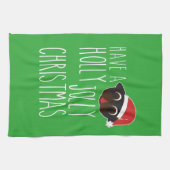 Haben Sie einen Stechpalmen-lustigen Küchentuch (Horizontal)