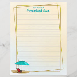 Haben Sie einen Strand mit Tagesblatt