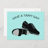 Haben Sie einen Tappy Day Stich Schuhe Postkarte (Vorne/Hinten)