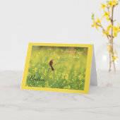 Haben Sie einen tollen Geburtstag? Karte (Gelbe Blume)