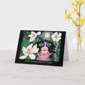 Haben Sie einen tollen Karneval! Karte (Gelbe Blume)