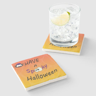 Haben Sie einen unheimlichen Halloween-Stone-Unter Steinuntersetzer