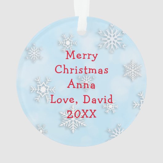 Haben Sie einen unterschwelligen Weihnachts-Kitty- Ornament (Rückseite)