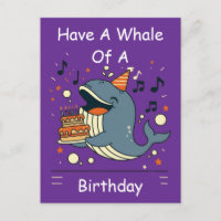 Haben Sie einen Wal von einem Geburtstag Singender
