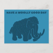 Haben Sie einen Wolle Good Day Blue Mammoth Postkarte (Vorderseite)