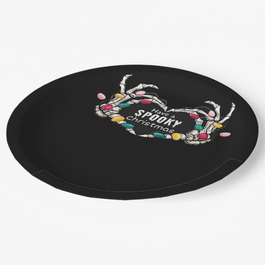 Haben Sie einen wunderbaren Weihnachtsklassiker -  Pappteller (Schrägansicht)