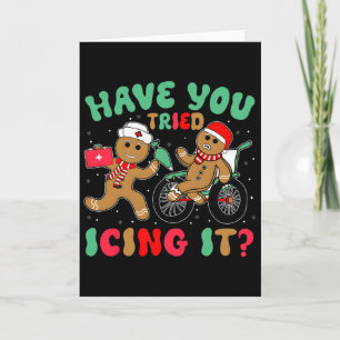 Haben Sie es mit Weihnachts-Zimtsternen-Weihnachts Karte