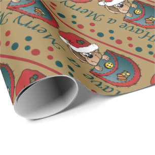 Haben Sie frohen Mousemas   Weihnachten Geschenkpapier