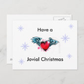 "Haben Sie fröhliches Weihnachts" Postkarte (Vorne/Hinten)