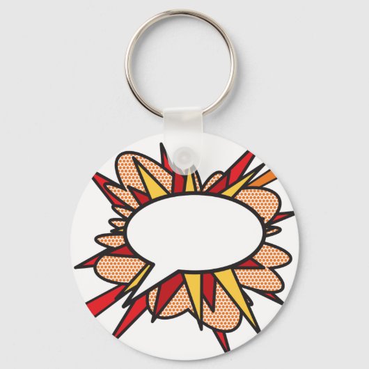 HABEN SIE GESAGT! Sprechblase Schlüsselanhänger (Vorderseite)