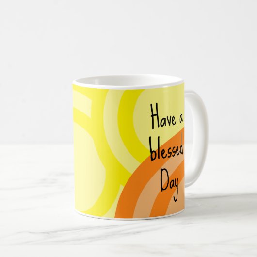 Haben Sie gesegnet Kaffeetasse (VorderseiteRechts)