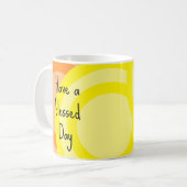 Haben Sie gesegnet Kaffeetasse (Vorderseite Links)