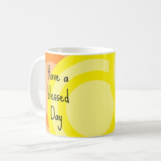 Haben Sie gesegnet Kaffeetasse (Vorderseite Links)