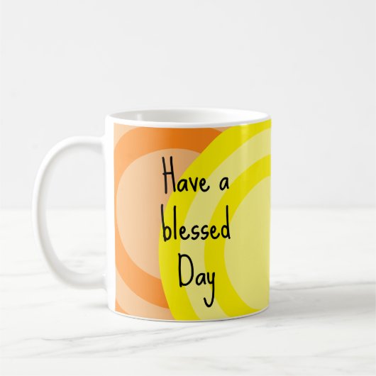 Haben Sie gesegnet Kaffeetasse (Links)