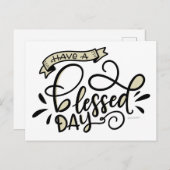 Haben Sie gesegnet Postkarte (Vorne/Hinten)