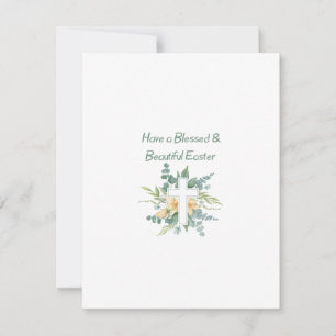 Haben Sie gesegnet und schönes Ostern auf einem Feiertagskarte