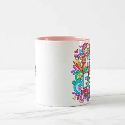 HABEN Sie GLAUBE psychedelisches Groovy Zweifarbige Tasse (Mittel)