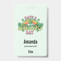 Haben Sie Glück Retro Typografie