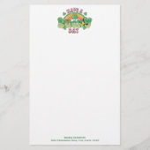 Haben Sie Glück Retro Typografie Briefpapier (Vorderseite)