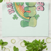 Haben Sie Glück Retro Typografie Geschirrtuch (Gefaltet)