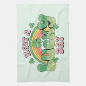 Haben Sie Glück Retro Typografie Geschirrtuch (Vertikal)