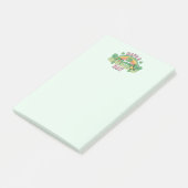 Haben Sie Glück Retro Typografie Post-it Klebezettel (angewinkelt)