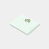 Haben Sie Glück Retro Typografie Post-it Klebezettel (angewinkelt)