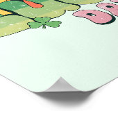 Haben Sie Glück Retro Typografie Poster (Ecke)