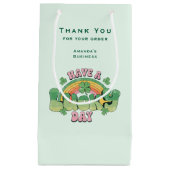 Haben Sie Glück Retro Typografy Business Kleine Geschenktüte (Vorderseite)