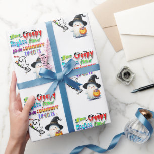 Haben Sie gruselige Nächte voller leckerer Leckere Geschenkpapier