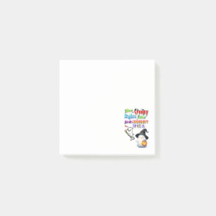 Haben Sie gruselige Nächte voller leckerer Leckere Post-it Klebezettel