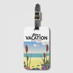 Haben Sie heute ein Urlaubsbuch Fotoabzug Einkaufs Gepäckanhänger