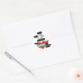 HABEN SIE HEUTE IHRE ZIEGE GEHÖRT? RUNDER AUFKLEBER (Umschlag)