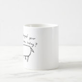 haben Sie Ihr Burrito-Einhorn heute umarmt? Kaffeetasse (Mittel)