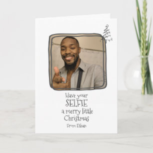 Haben Sie Ihr Selfie ein frohes Weihnachtsfest Karte
