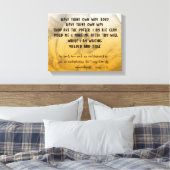 Haben Sie Ihre eigene Art Hymn mit Bibelverse Leinwanddruck (Insitu (Schlafzimmer))