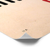 Haben Sie Ihre? Poster (Ecke)