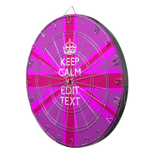 Haben Sie Ihren Behalten Text auf rosa Ummantelung Dartscheibe (Vorderseite rechts)