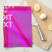 Haben Sie Ihren Behalten Text auf rosa Ummantelung Geschirrtuch (Viertel Falte)