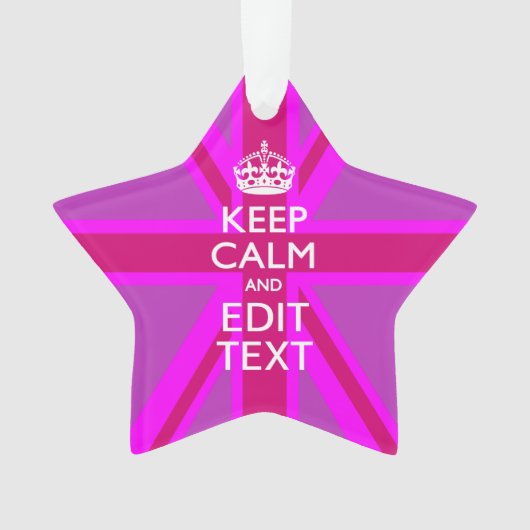 Haben Sie Ihren Behalten Text auf rosa Ummantelung Ornament (Vorderseite)