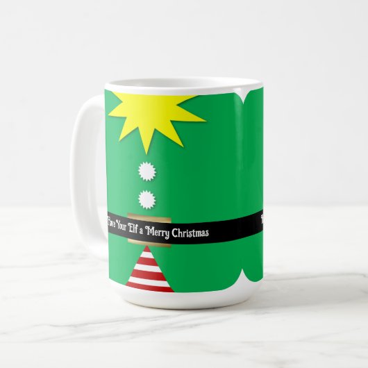 Haben Sie Ihren Elf eine frohe Weihnachtsfeier Tas Kaffeetasse (Vorderseite Links)