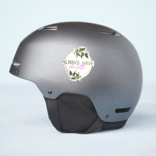 Haben Sie immer ein Vertrauensvotum mit Blumendesi Aufkleber